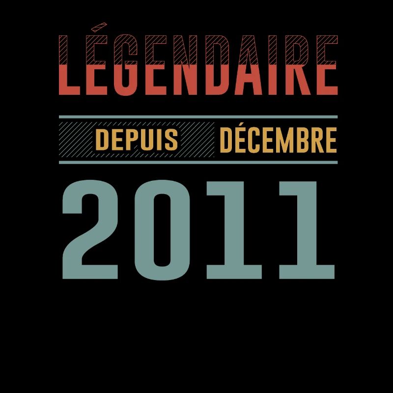 Légendaire Depuis Décembre 2011 Anniversaire