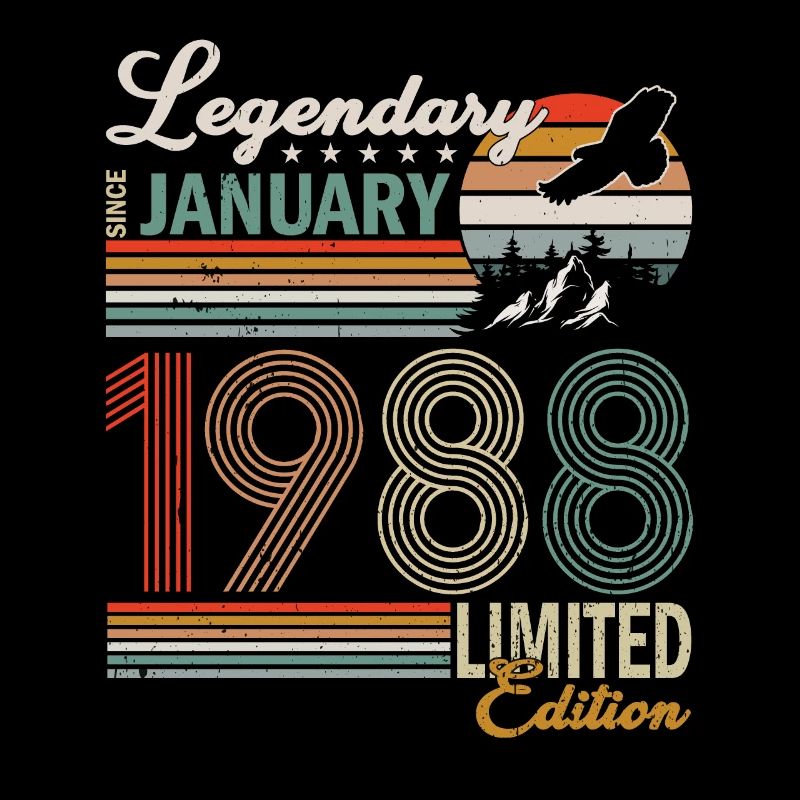 January 1988. Birthday present January 1988.