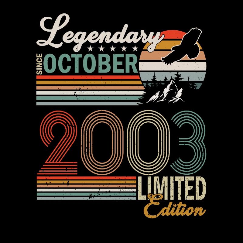 Legends are born in October 2003 birthday
