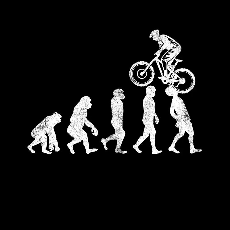 MTB Evolution Funny mountain bike BMX gift