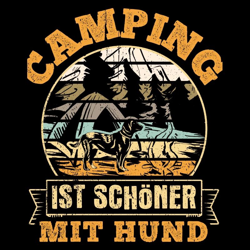 Camping Hund Wohnmobil Hund Camper Geschenk Hundeb