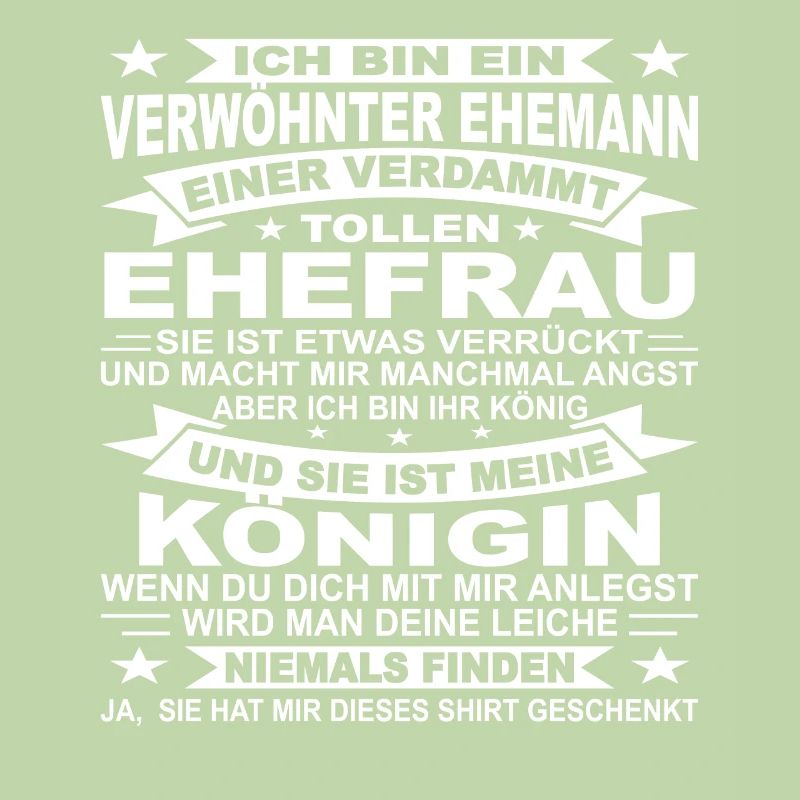 Mann Ehepartner Geschenk Verwöhnter Ehemann Kerl