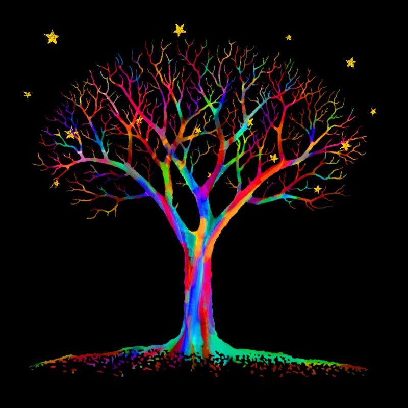 Magic Tree - Psychedelic Art