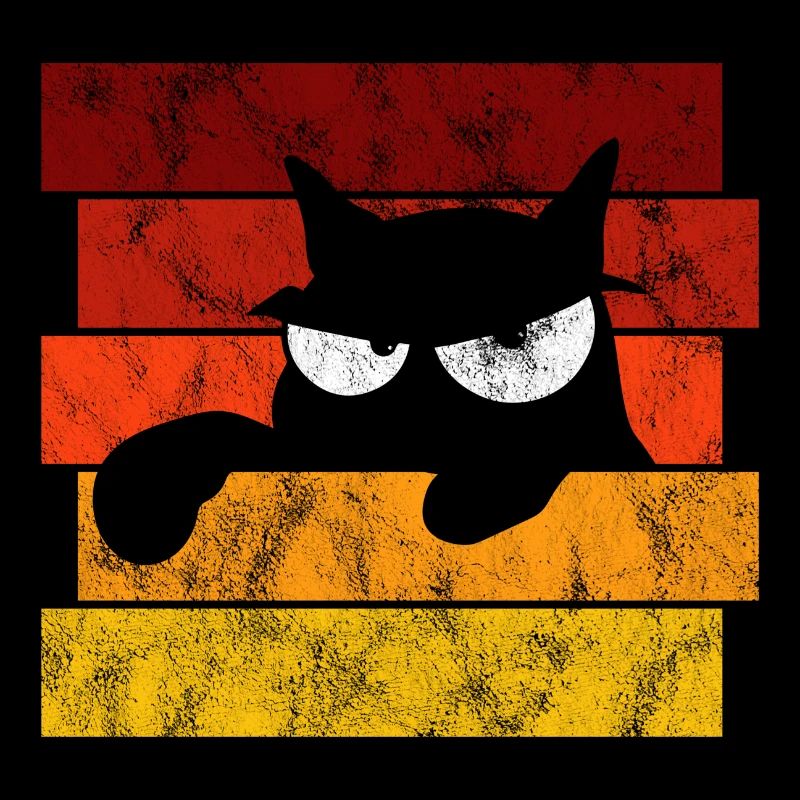 Chat Chat Miau Chat Rétro Chats
