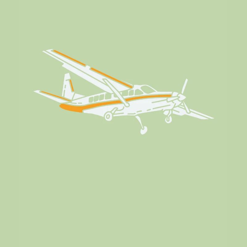 Propeller plane Aviator pilot plane