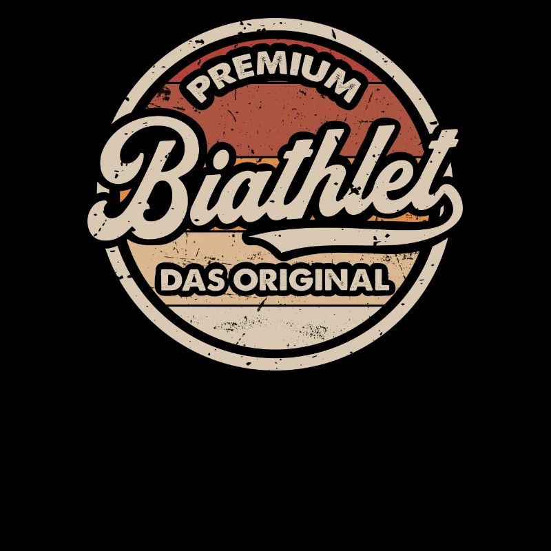 Biathlet Original Lustiges Biathleten