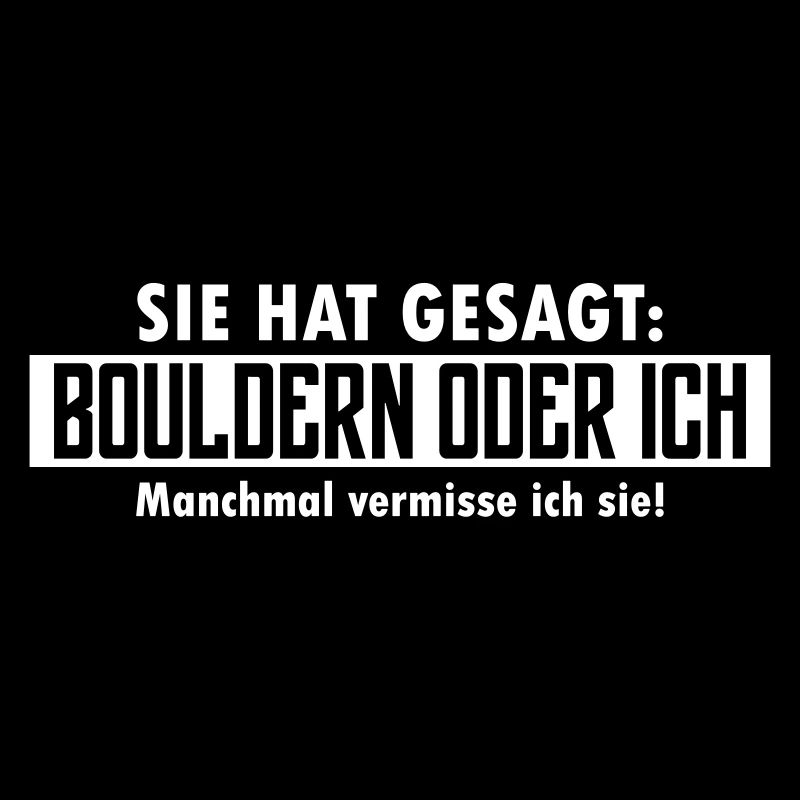 bouldern oder ich