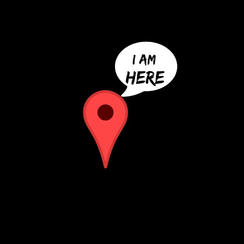 Jag är här GPS-plats