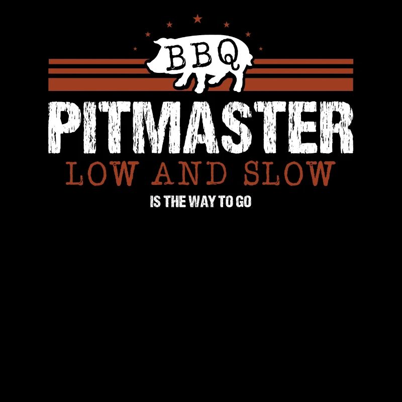 Grill Pitmaster niedrig und langsam ist der Weg