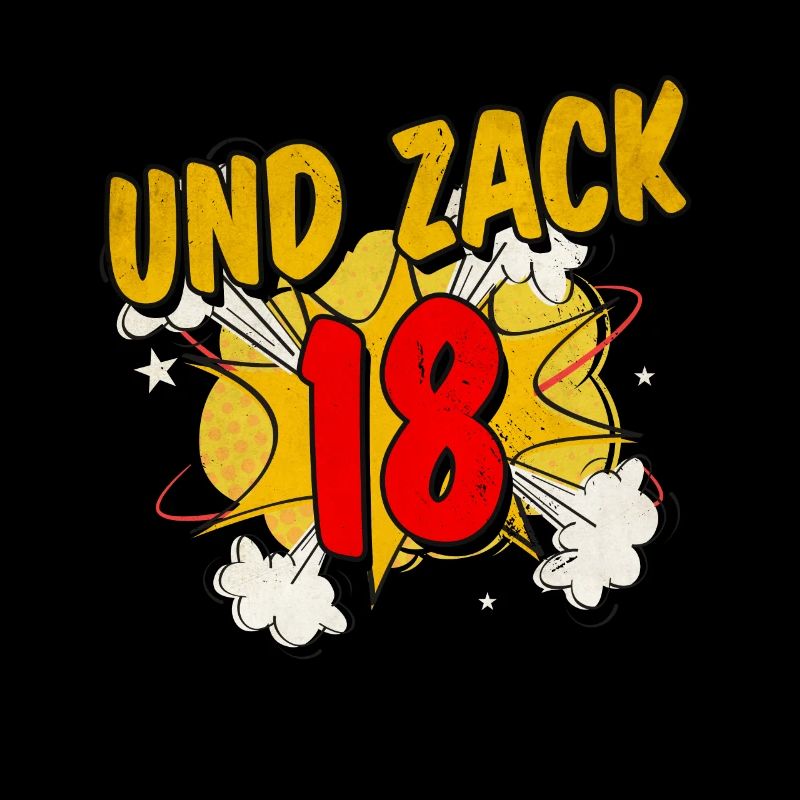 Und Zack! 18. Geburtstag Junge Mädchen Geschenk