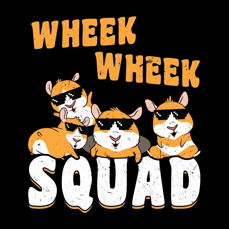 Wheek Wheek Squad drôle de cochon d’Inde