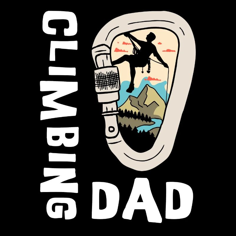 Climbing Karabiner Klettern Climbing Dad