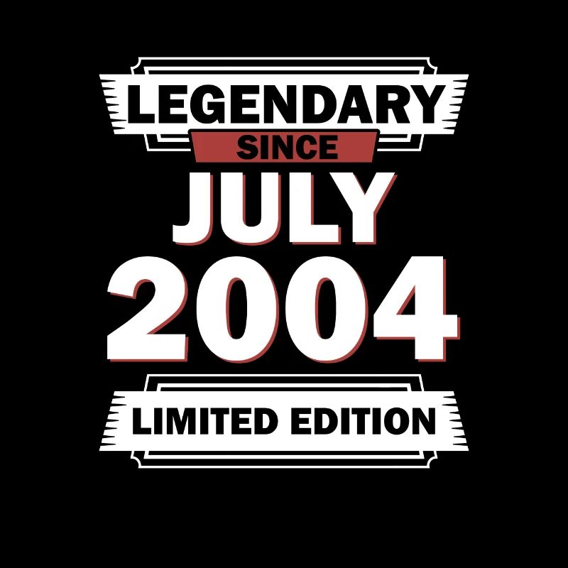 18th birthday July vintage 2004 gift idea