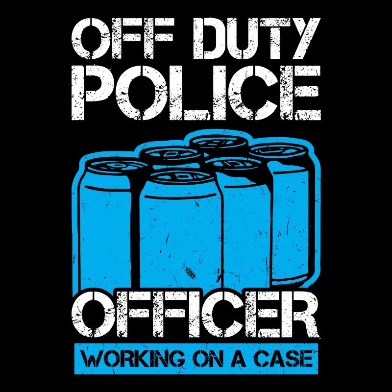 Police officer working on a case