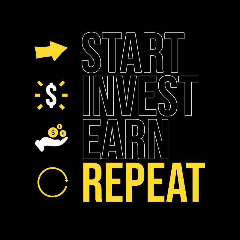 commencer - investir - gagner - répéter