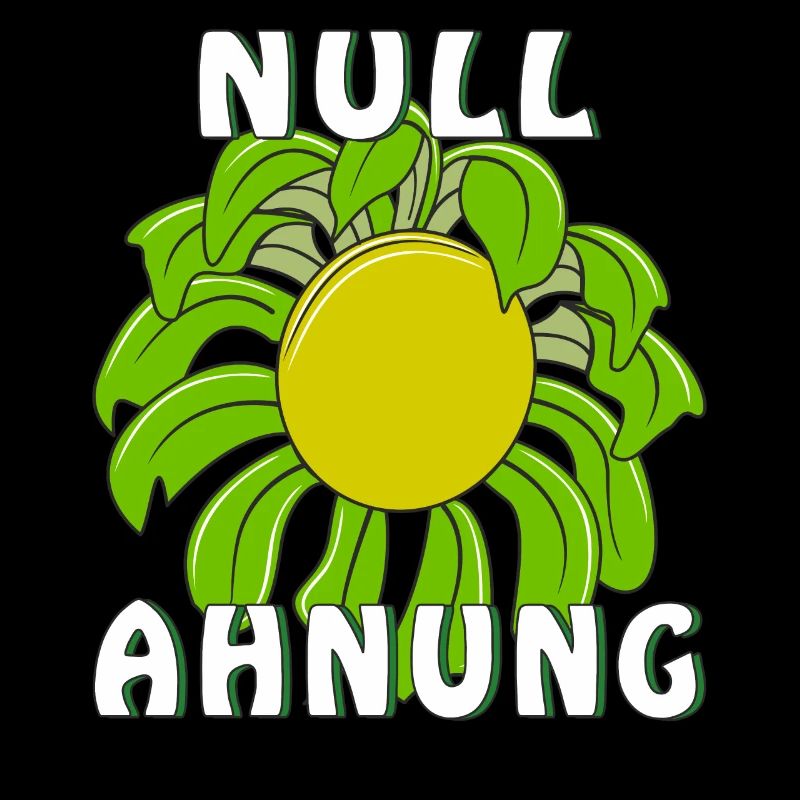 GRÜNE SONNENBLUME NULL AHNUNG