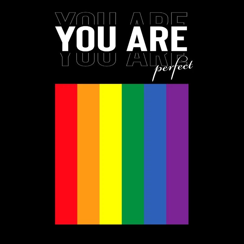 LGBTQ Du bist perfekt Design