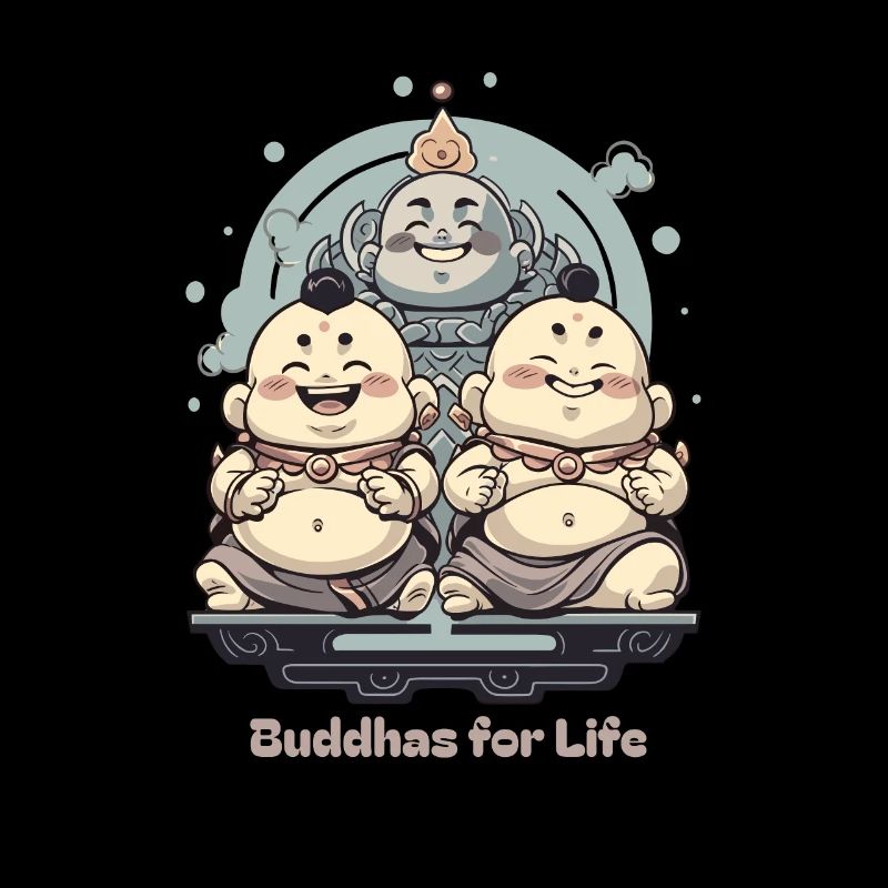 Enlightened Comrades Shirt - Buddhas for Life Tee