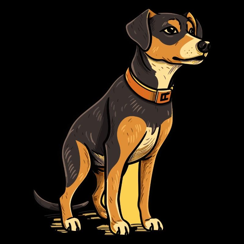 Conception de chien mignon pour les propriétaires de chiens
