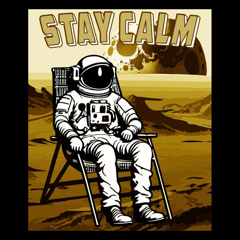 ASTRONAUT STAY CALM