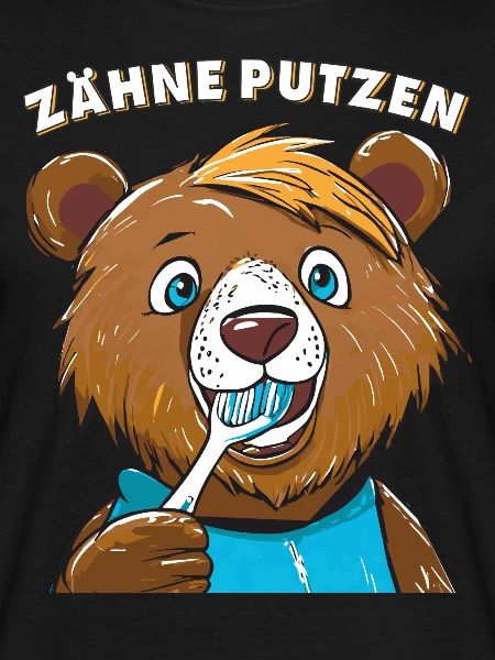 BEAR TEETH BRUSHING