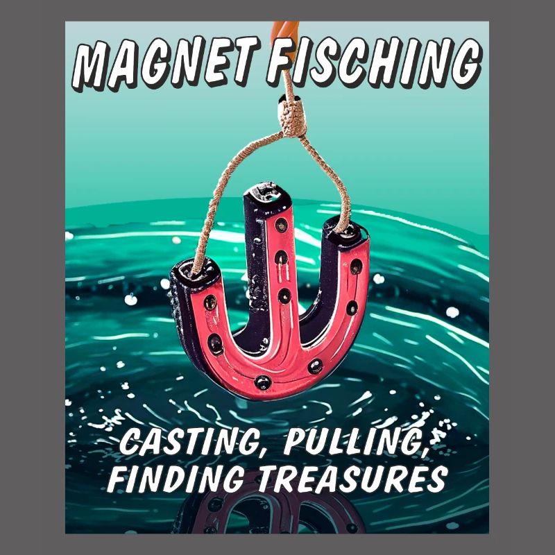 MAGNET FISCHING CASTING PULLING FINDING TREASU