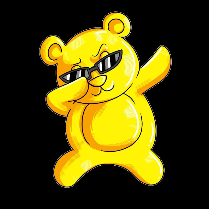 Dabbing Bears Outfit Bear Dab Dancing Nightgown