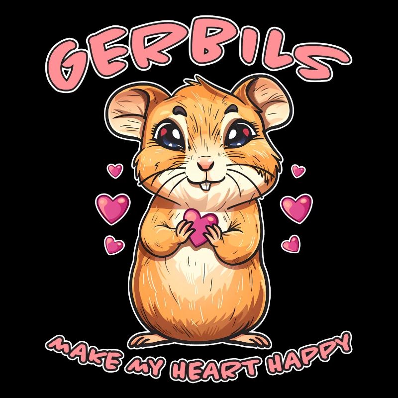 Gerbil Saying Racing Rat Funny Gerbil Gift
