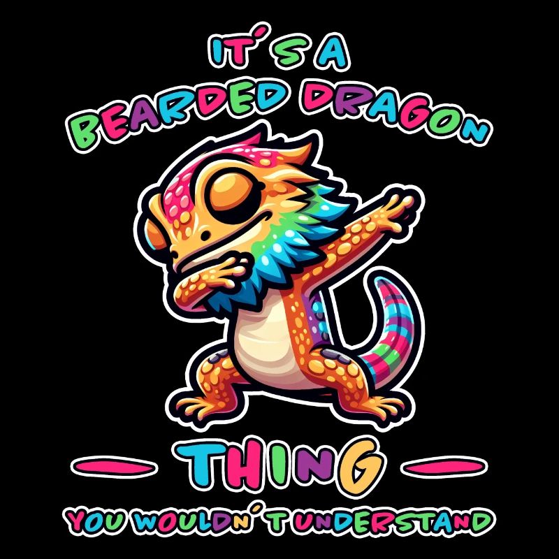 Dabbing Bearded Dragons Saying Joke Bearded Dragons Gift
