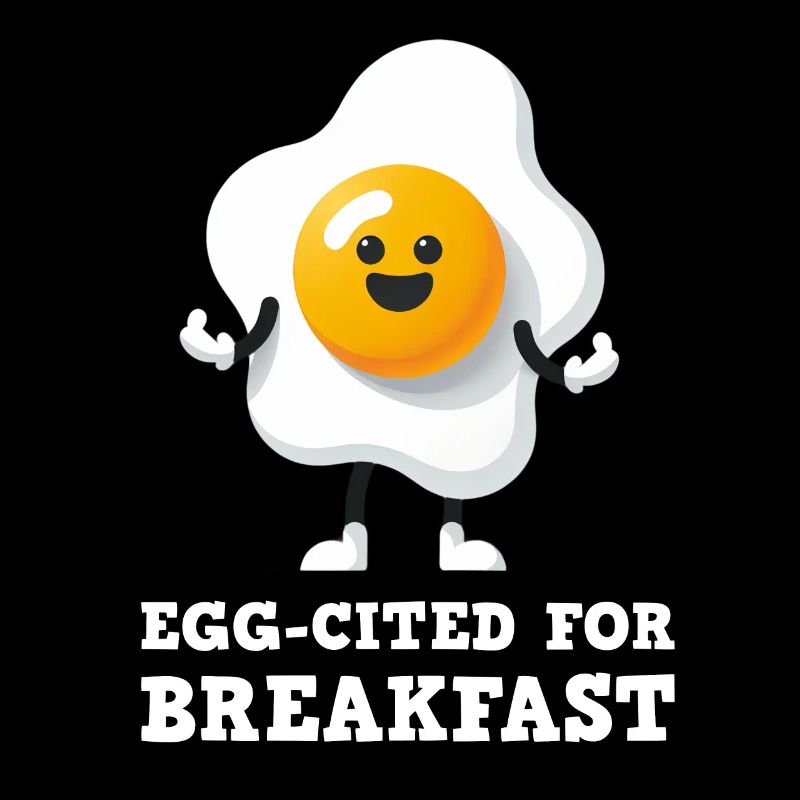 Egg-cited for Breakfast Cute Egg