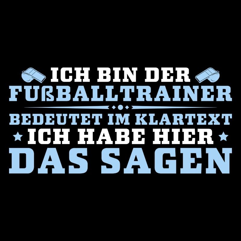 Fußballtrainer hat das Sagen