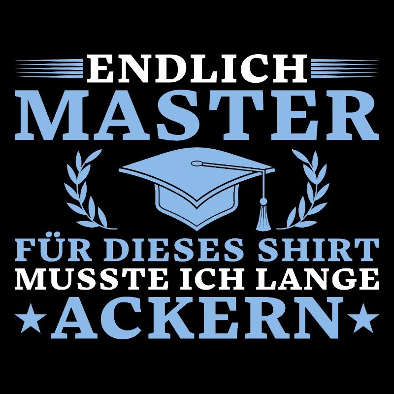 Endlich Master Studium Abschluss