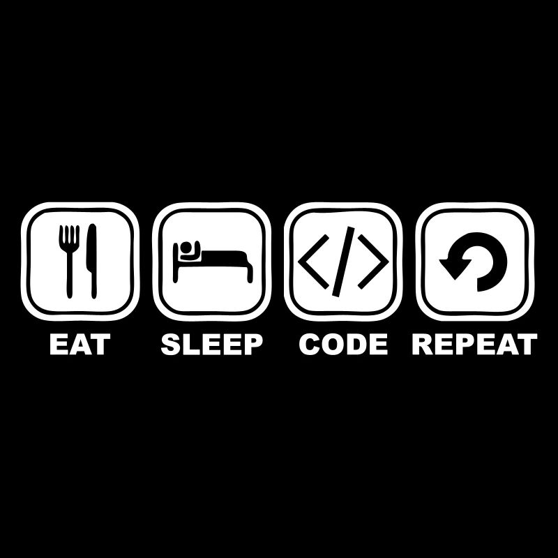 Eat, sleep, Code, Repeat