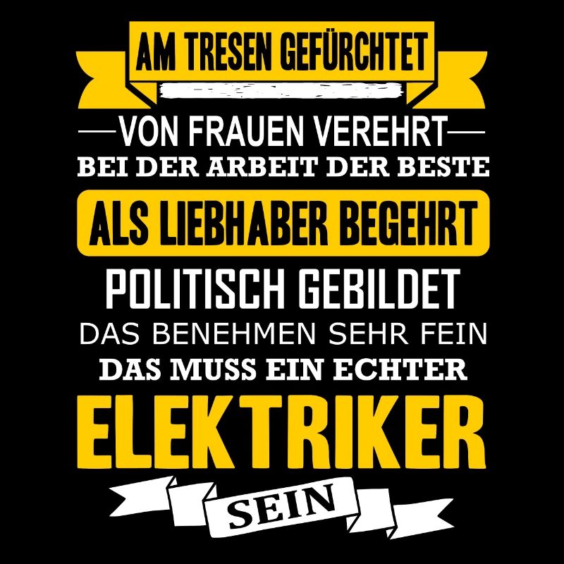 Elektriker Spruch Elektroniker Geschenk Geselle