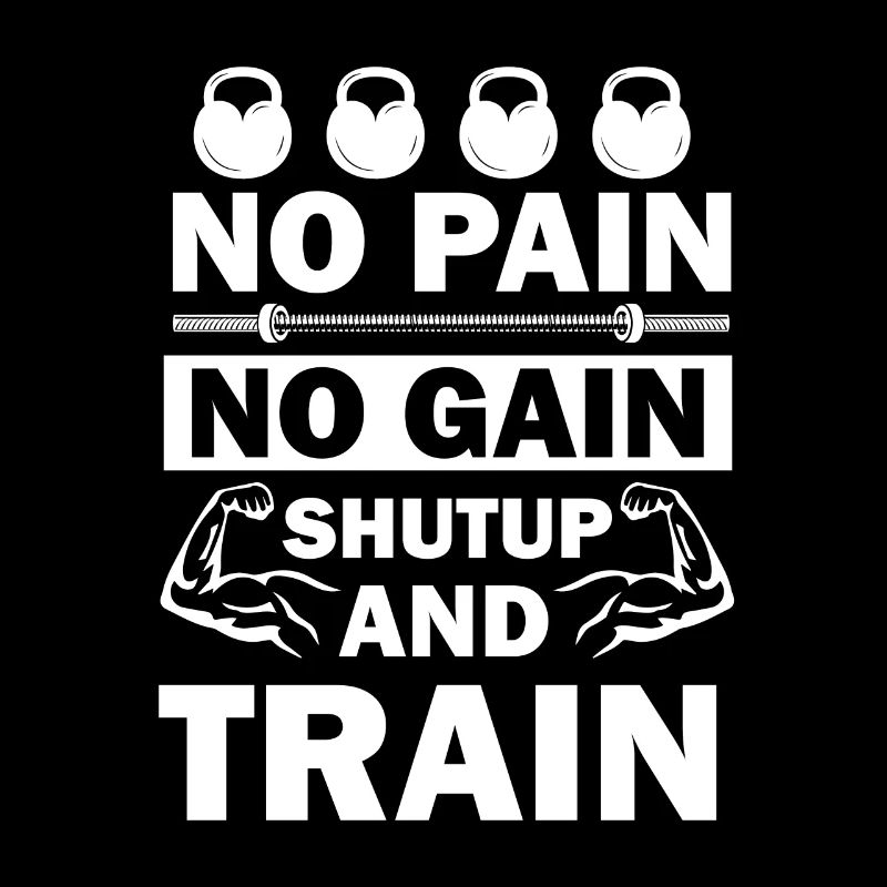 Pas de douleur Pas de gain Arrêt et train