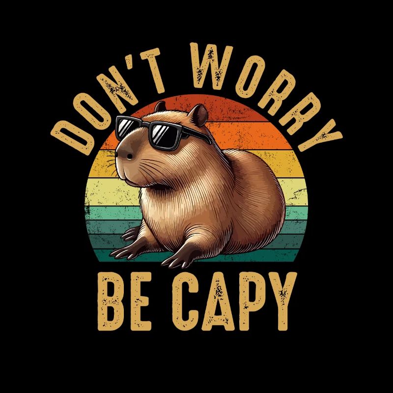 don't worry be capy, capybara