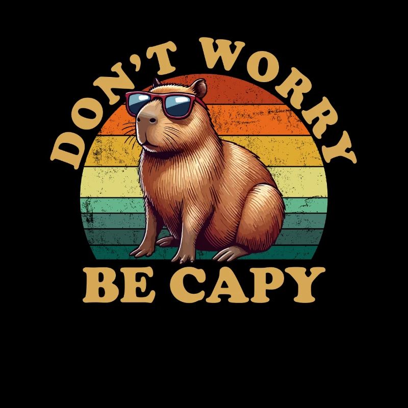 don't worry be capy, capybara