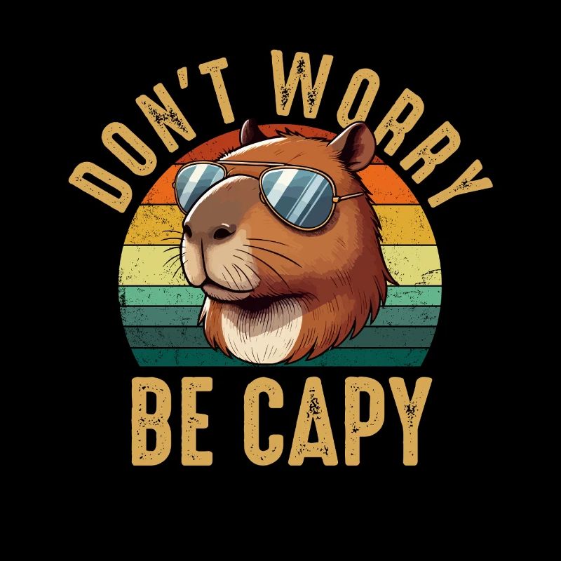 don't worry be capy, capybara