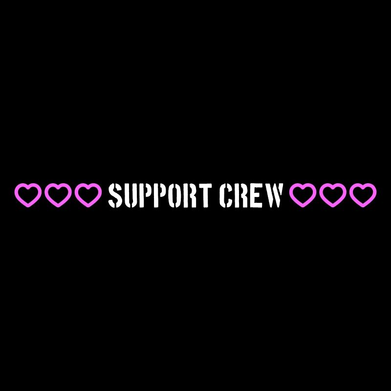 Support Crew Heart Love