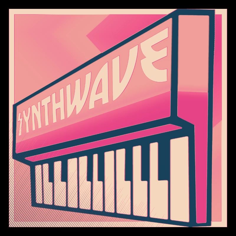 Synthwave Keyboard Pastell
