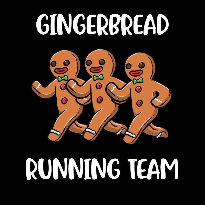 Gingerbread Man Running Team Keks Geschenk