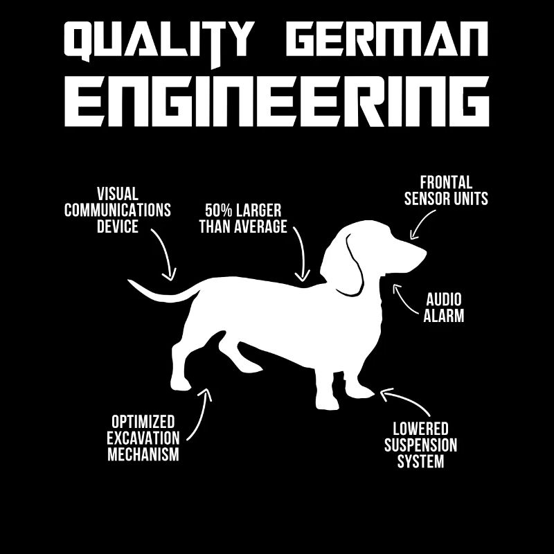 Dachshund Owner Dachshund Quality German Engineeri
