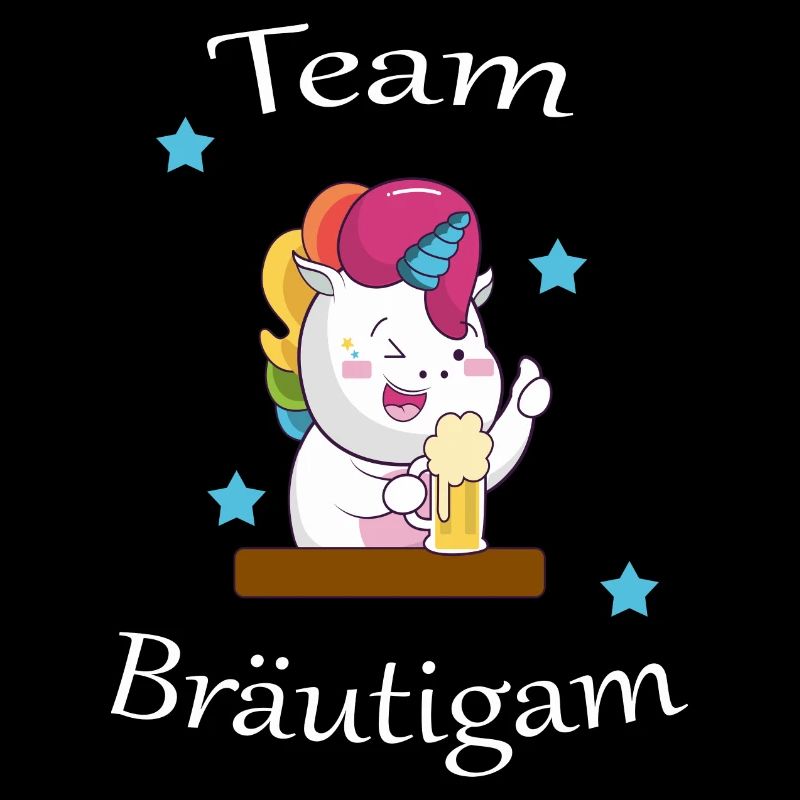 Team Bräutigam Junggesellenabschied JGA Einhorn
