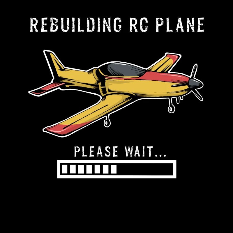 Rebuilding RC Plane Please Wait Plane Funny
