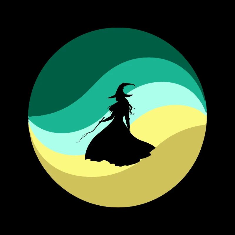 Balai de chaudron de sorcière