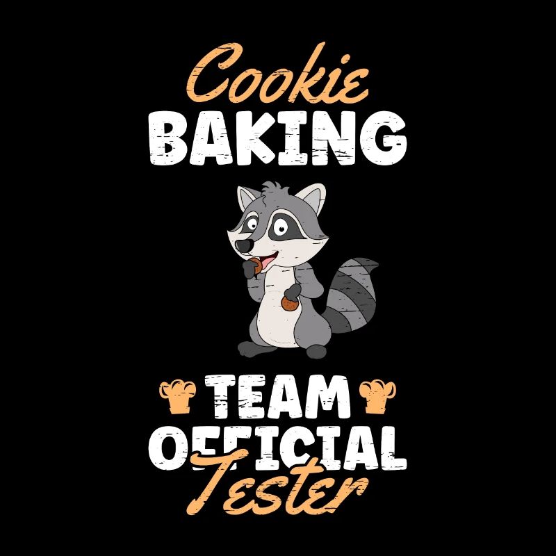 Cookie Baking Team Offizieller Tester Waschbär