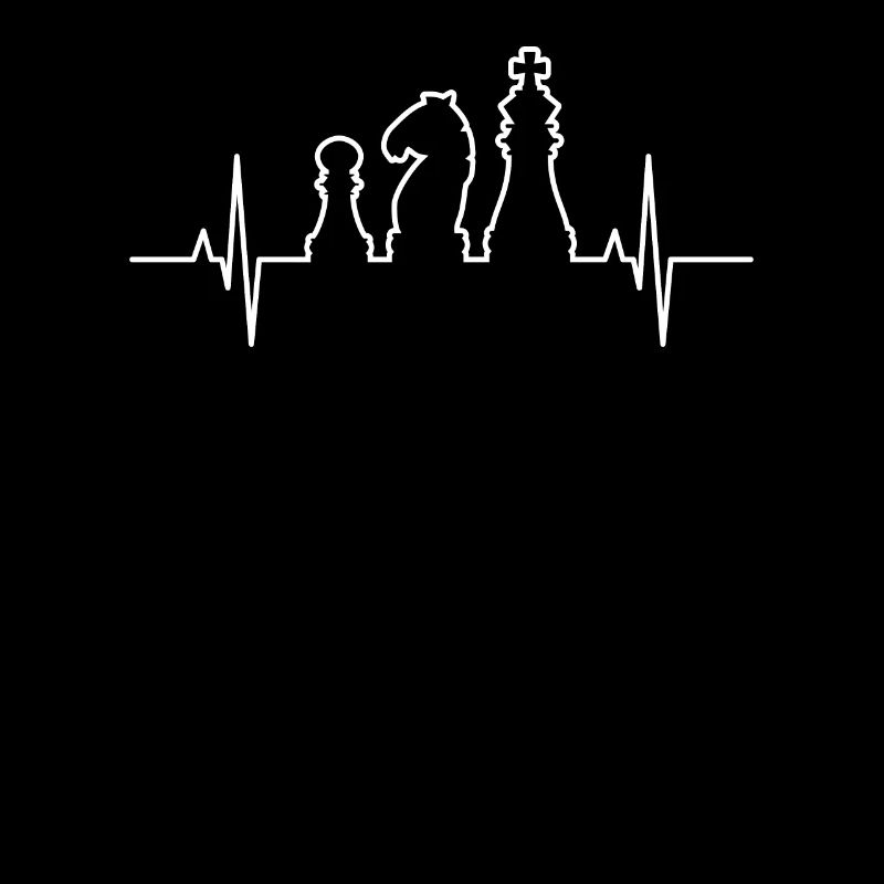 Chess Heartbeat Design. Great chess design