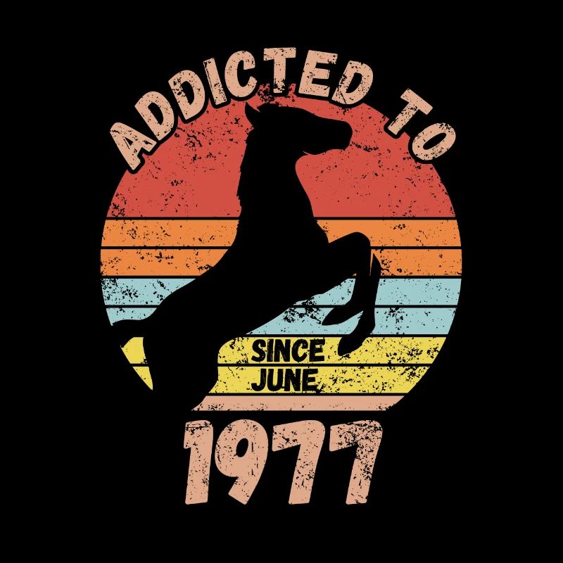 Geburtstag Pferde Reiten Juni 1977