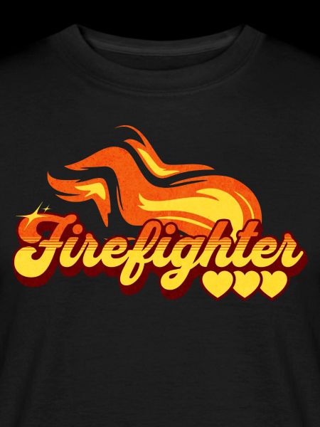 Firefighter Gift Flame Pattern