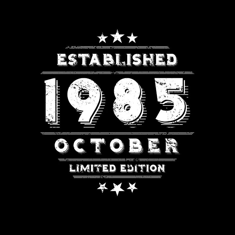 Geburtstag im Oktober 1985 - October